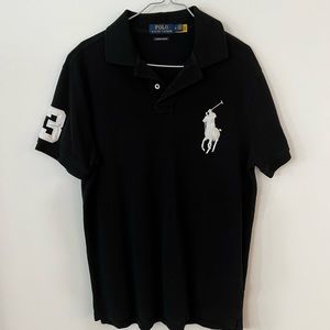 Ralph Lauren big pony polo. Super good looking! Custom fit medium.